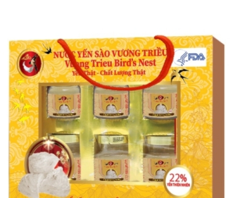 Yến Tổ Chưng Đường Phèn Hộp 6 Lọ