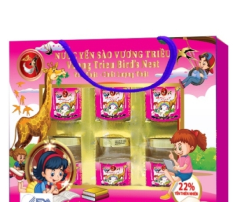 Yến Sào Chưng Sẵn HAPPY KIDS Hộp 6 Lọ