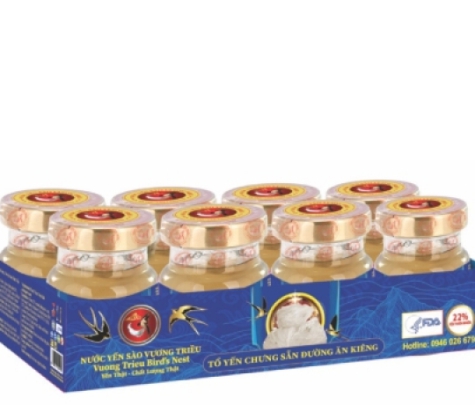 Yến Sào Chưng Sẵn Đường Ăn Kiêng Lốc 8 Lọ