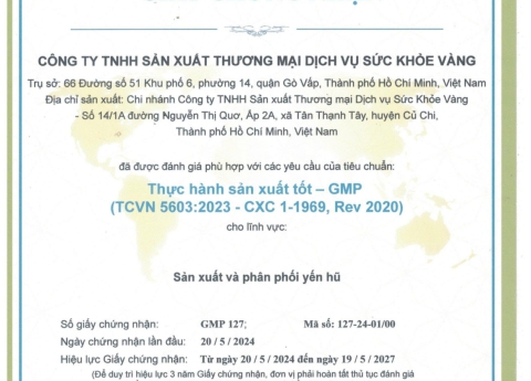 Chứng nhận