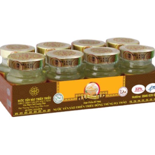 Yến  Chưng Đông Trùng Hạ Thảo Lốc 8 Lọ